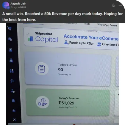 Ayushi-Crosses-50K-per-day-in-sales-mark.webp